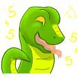 Green Snakey