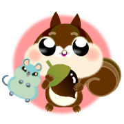 It is a squirrel and a mouse, a friend.