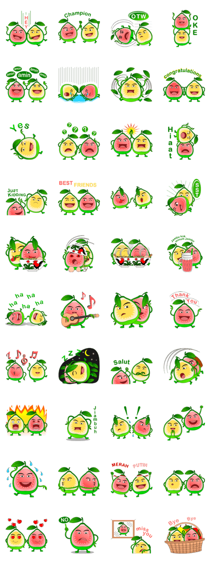Red Guava & White Guava