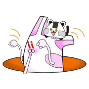 Plastic shopping bag rabbit -3