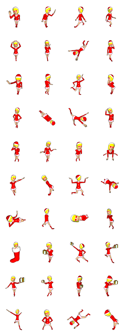 Santa Girl doll