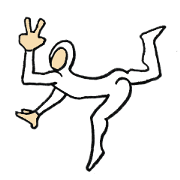 He is represented by a body 2