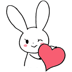 Kawaii rabbit LINE stickers LINE STORE Kawaii rabbit LINE stickers LINE STORE