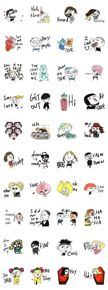 wei-ri's friends and her beautiful self