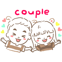 ninapepe couple Sticker2
