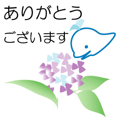 夏、くじらの敬語でご挨拶