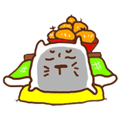 The Stickers of amusing cat !