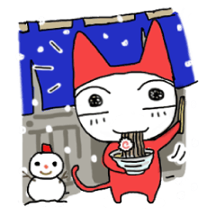 Fairy cat Unya 4 -for winter-
