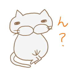 White fatty cat