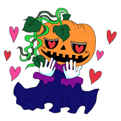 pumpkin night  Halloween Sticker