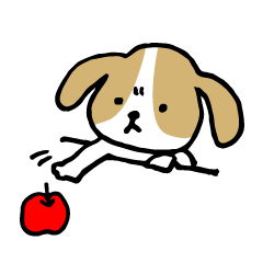 Cute Beagle dog Sticker