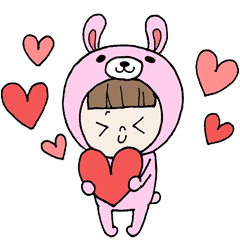 Pretty Favorite Girl There Is No Letter Line Stickers Line Store