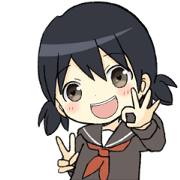 school girls Sticker