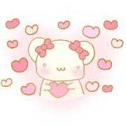 Lovely white bear(no message)