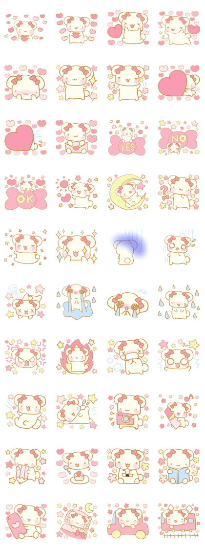Lovely white bear(no message)