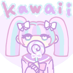 ゆめかわ女の子 英語版 Line スタンプ Line Store