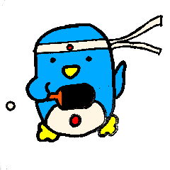 table tennis penguin : nippen-kun No.2-2