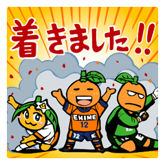 Ehime FC Official Character Stickers 2