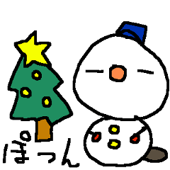 Snow man sticker!