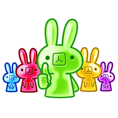 Gummy candy rabbit 1 Japanese ver