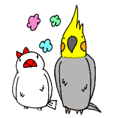 Cockatiel&Literaturebird