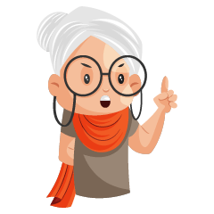 Cute Grandmother Stickers