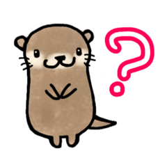 コツメカワウソの【らいち君】スタンプ02
