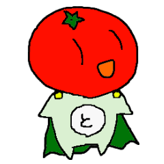 Cute tomato-man