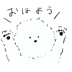 Fluffy Toy Poodle (WHITE)