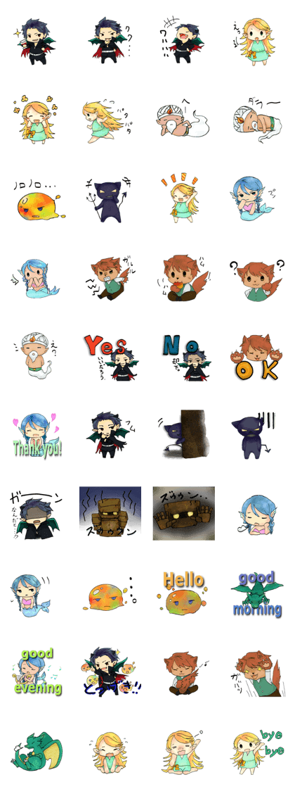 monsters daily life sticker