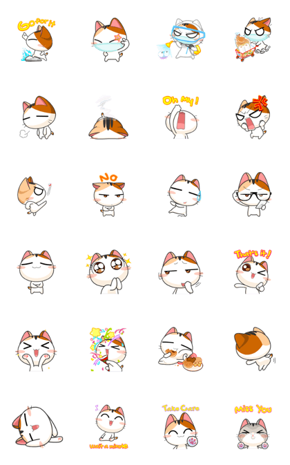 LINE Creators' Stickers - Gojill The Meow Animated V.5