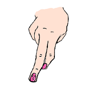 In a nail,face