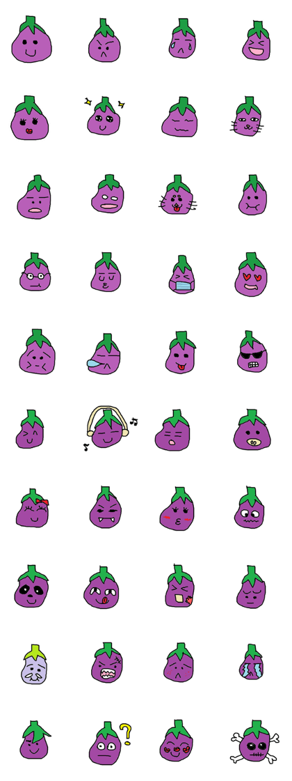eggplant happy day