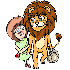 小女孩與獅子