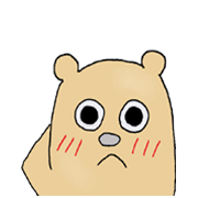 Expressionless bear 1