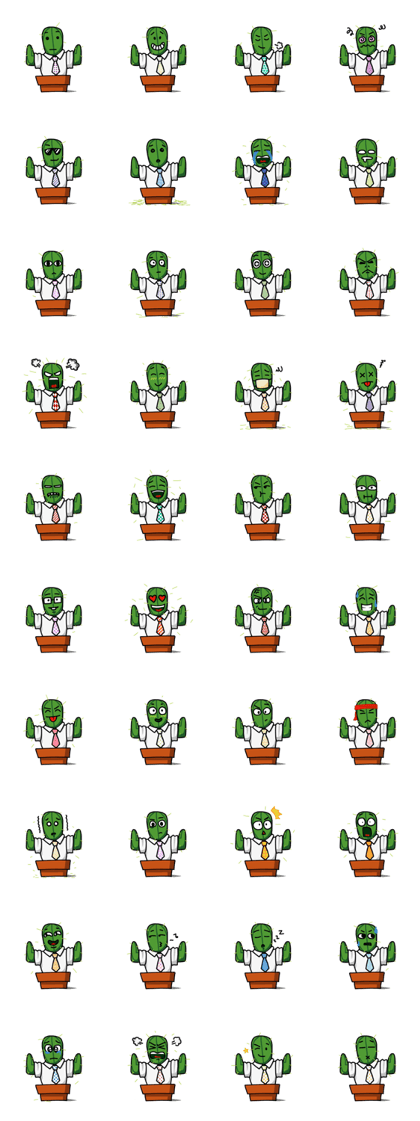 Mr Cactus: Daily life in the office