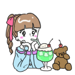 Girl at the coffee shop