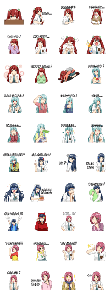 Cewek Anime Kawaii