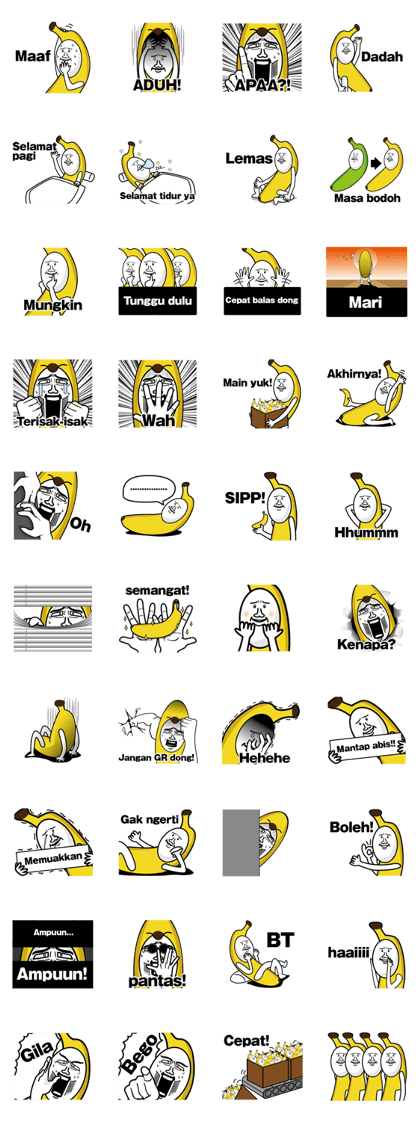 Forcibly banana(Indonesian)