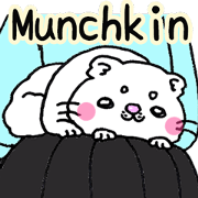 white munchkin stickers