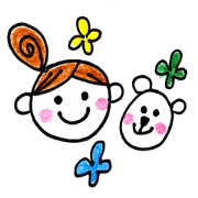 girl&white bear