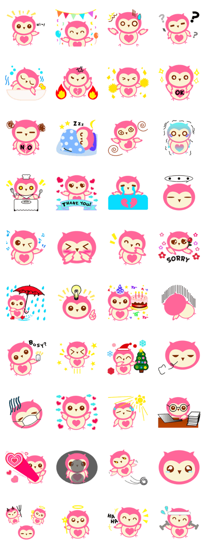Cute Owl HOOPI's Daily Life