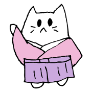 White cat samurai