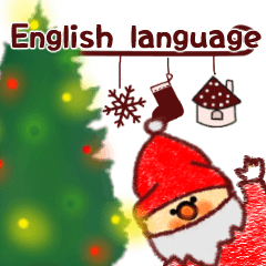 Xmas santa claus english language