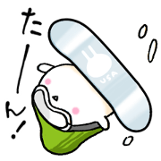 The Mug Rabbits Sticker 2 for Japanese