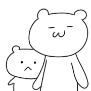 Good friends bears in daily talk
