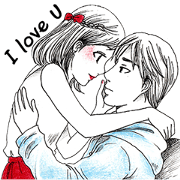 Doddle Couple in love