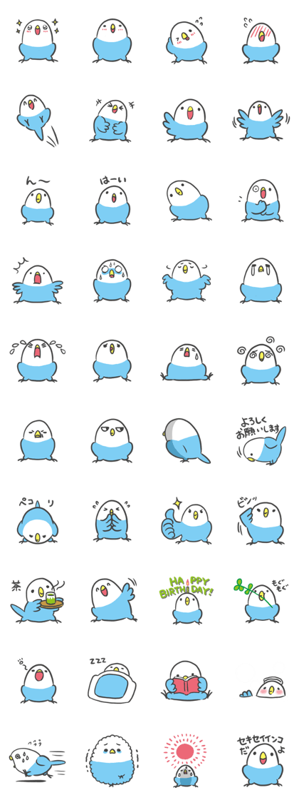 Budgerigar Sticker