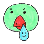 green bird and water