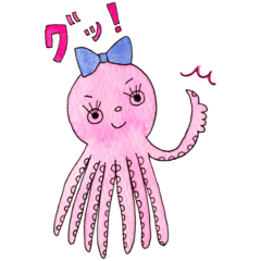 An Octopus girl Q chan